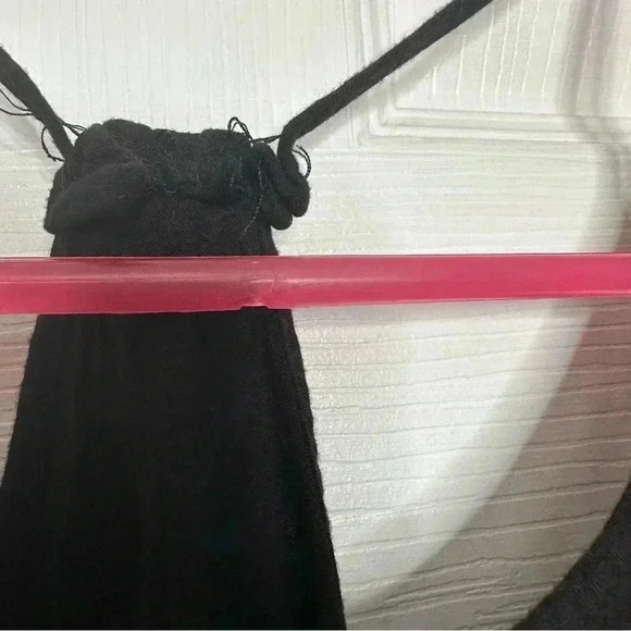 Spaghetti Strap Tank Top Flowy Black Size Extra Small - Picture 5 of 16